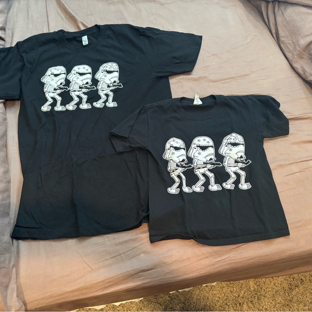 Adult and Kid Star Wars Halloween Graphic T-Shirt Set
